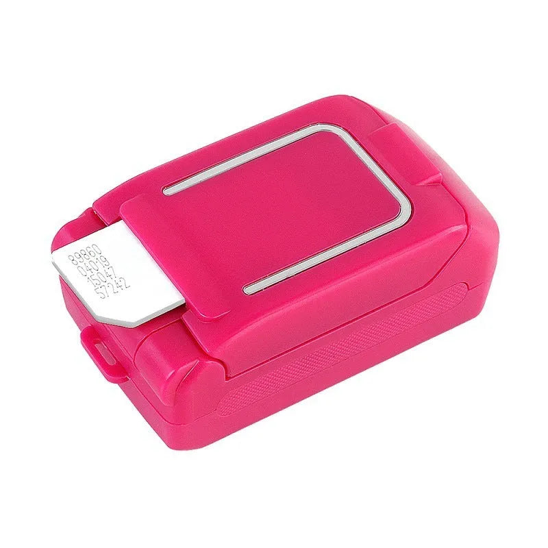 Mini flip phone with compact design showing flip cover mechanism and available in multiple colour options