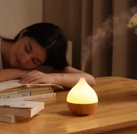 Asakusa wood grain vase-shaped aroma diffuser with 100ml tank capacity