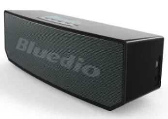 Black BS-6 Bluetooth smart speaker with compact 227x68x74mm dimensions