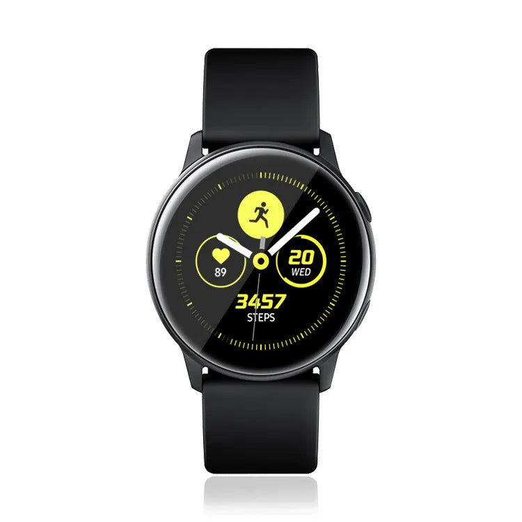 Samsung Galaxy Watch Active full screen tempered glass protector with transparent finish