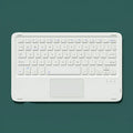 Pink mute wireless Bluetooth mouse and touch keyboard combo set for tablets and notebooks