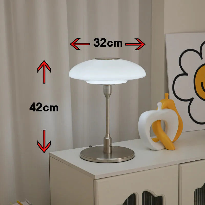 Vintage Korean atmosphere bedside light with metal lamp holder in four colour options