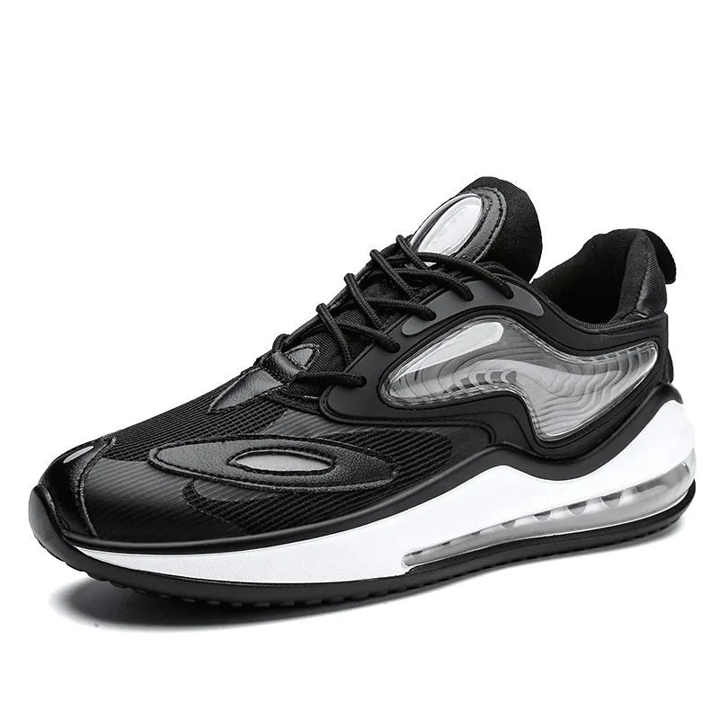 Men's summer casual shoes with air cushion technology in Space Black and Space White colour options