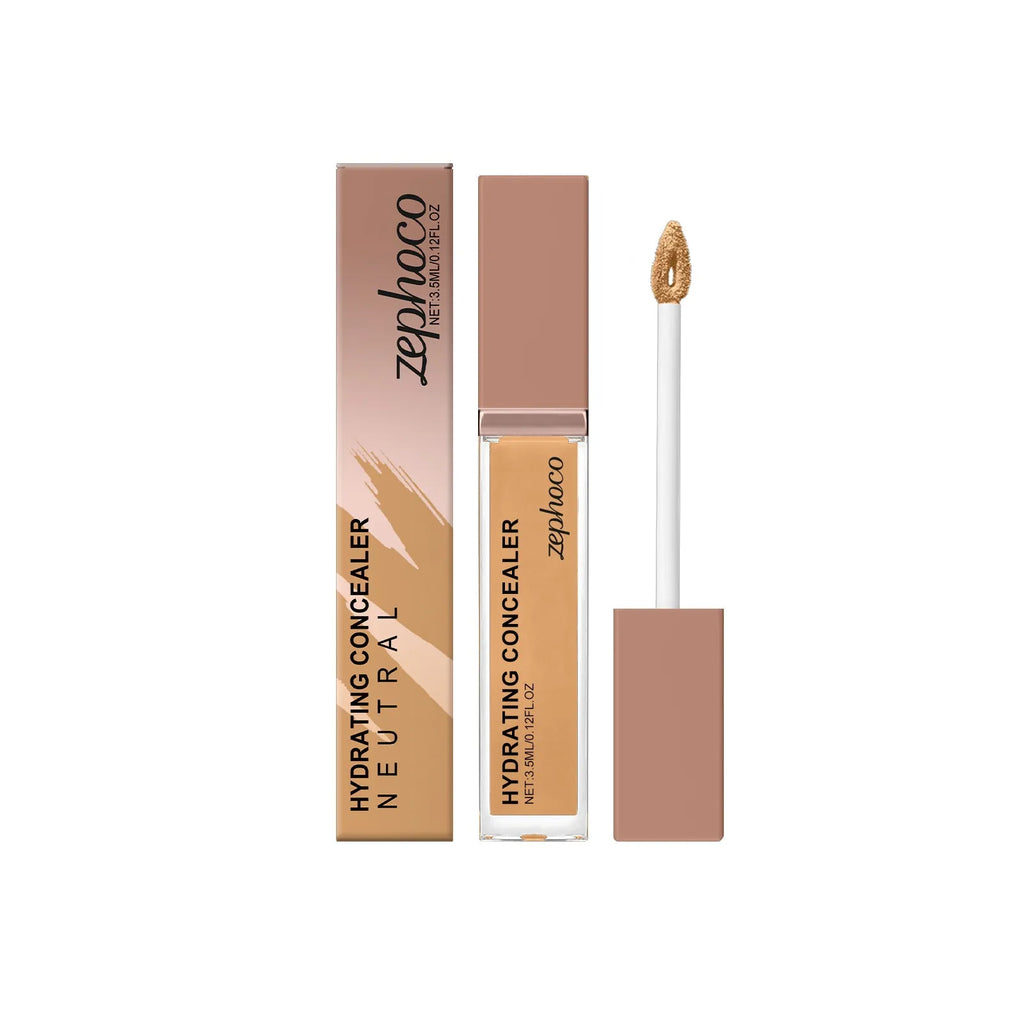 A 3.5ml tube of medium skin tone liquid foundation and concealer on a beauty product background.