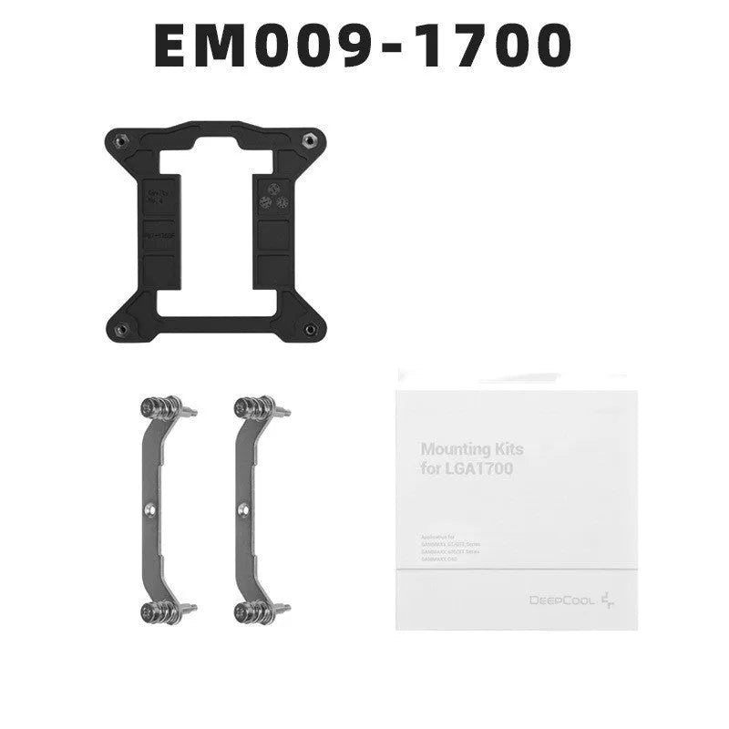 Element brand LGA 1700 CPU radiator mounting fastener kit with cleaning alcohol bag