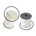 White RAM 1500-5500 fuel filter kit showing filter element, cover plate, and sealing ring