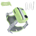 Explosion-proof anti-strangulation pet harness in Oxford cloth with attached 1.5-metre holding rope