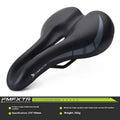 3147 hollow design bicycle saddle cushion measuring 270mm by 180mm with double rail mounting system