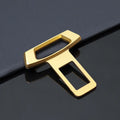 Metal dashboard air vent silencer insert shown in matte black, gold, and silver colour options.