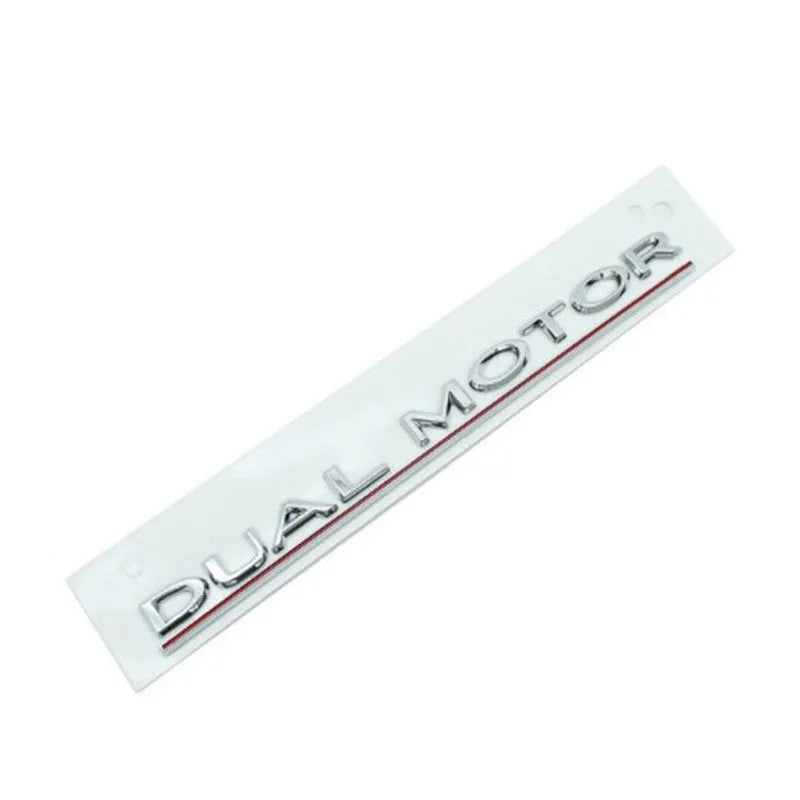 Tesla Model 3 performance English letter bumper sticker, 19cm by 3cm ABS plastic car modification label