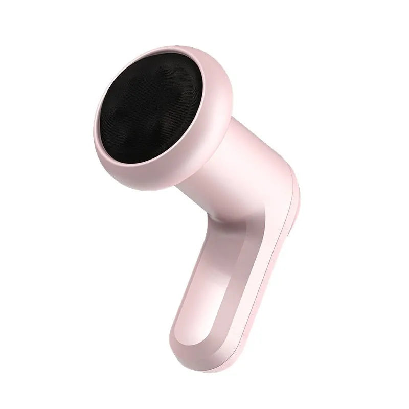 A handheld USB electric massager in black, pink or white for neck, back and leg tension.