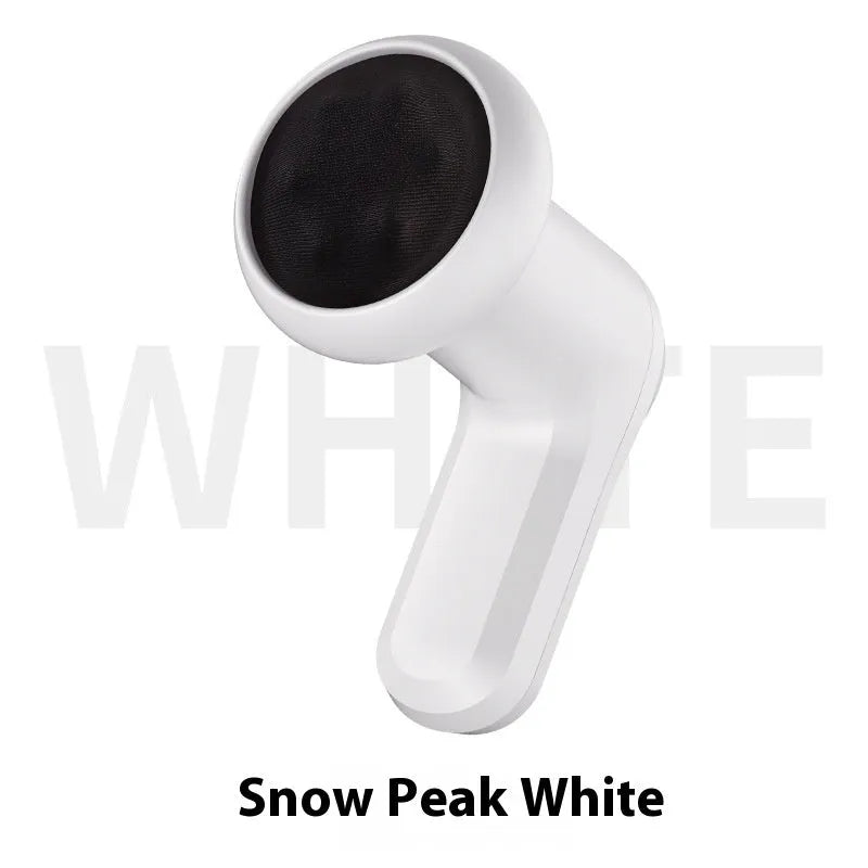 A handheld USB electric massager in black, pink or white for neck, back and leg tension.