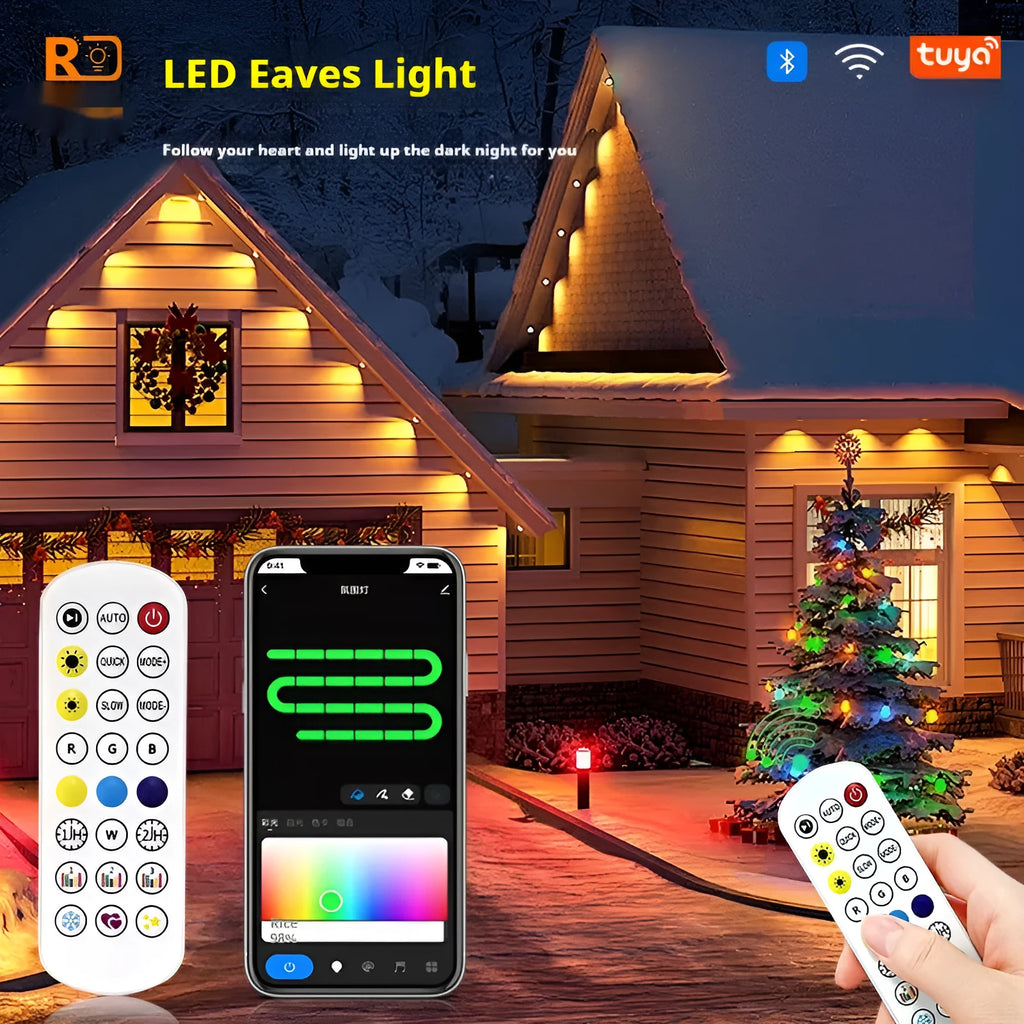 Outdoor Planets design LED light string with remote control for courtyard and eaves decoration.