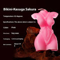 Low temperature soy wax massage candles in rose red, spring pink, and lilac purple colours