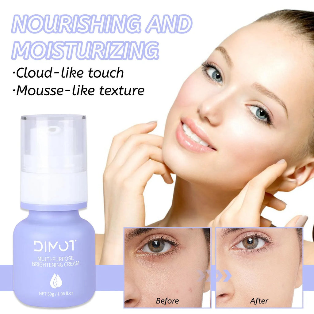 30ml bottle of gentle moisturising cream and make-up primer.
