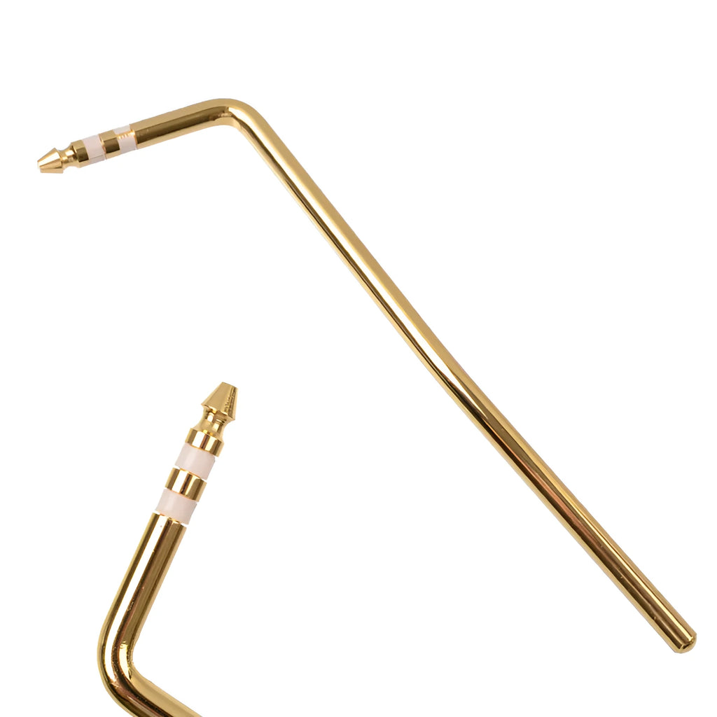 Direct plug-in guitar tremolo bar in black and blue, gold or silver chrome finish