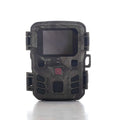 Black plastic infrared night vision monitoring device with 12 megapixel sensor and TF card slot