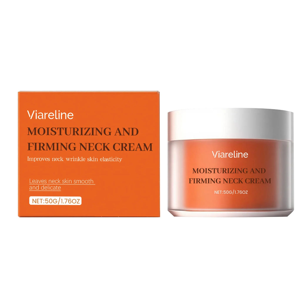 50g neck moisturising cream in compact packaging for contour skin care