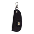 Handmade genuine leather car key case in black, brown, coffee and purplish red colours