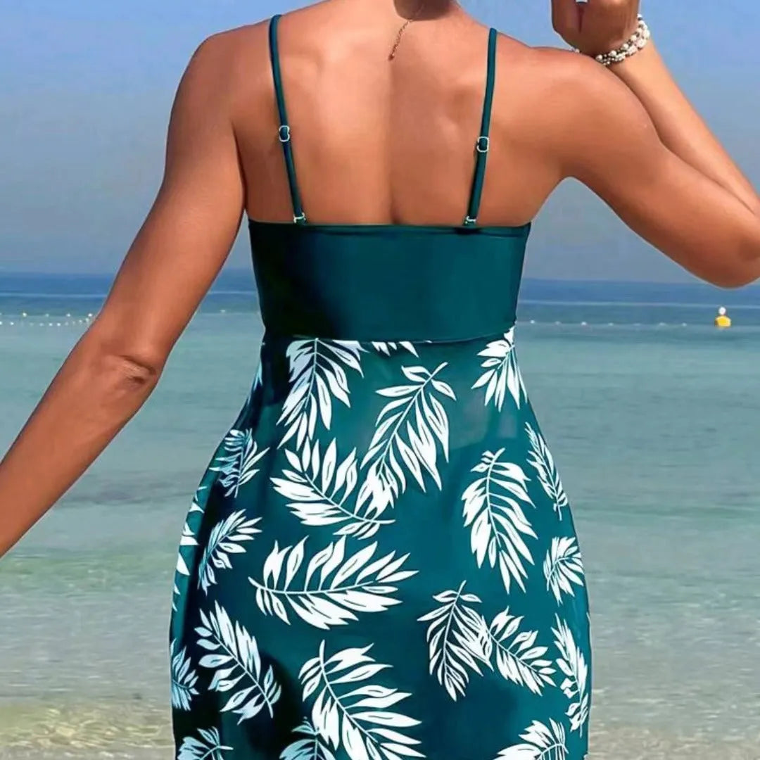 Women's high waist mesh swim boxer briefs in black, blue, and peacock green.
