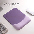 Square silica gel wrist mouse pad with cloth surface and wrist strap, 250mm by 180mm