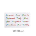 Assorted paper adhesive stickers including grid sheets, colourful sticky notes, and A6 ruler on a surface.