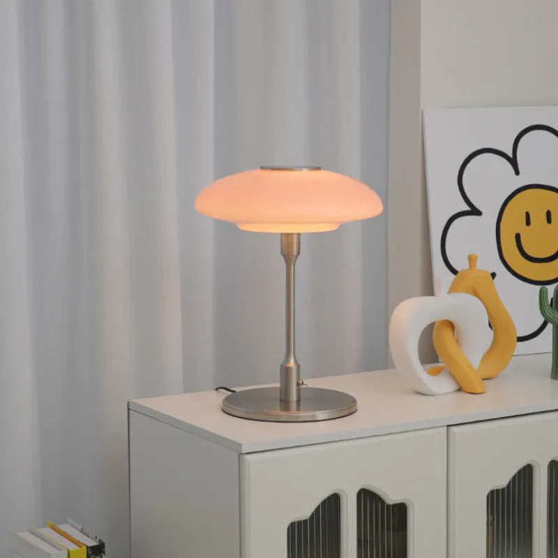 Vintage Korean atmosphere bedside light with metal lamp holder in four colour options