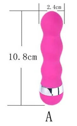 Realistic dildo vibrator with six style options including vaginal and anal attachments