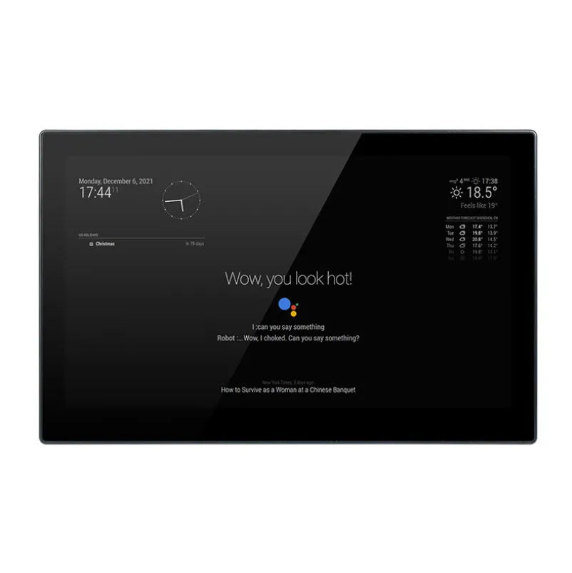13.3-inch integrated touch display screen in ABS housing for Raspberry Pi CM4 projects