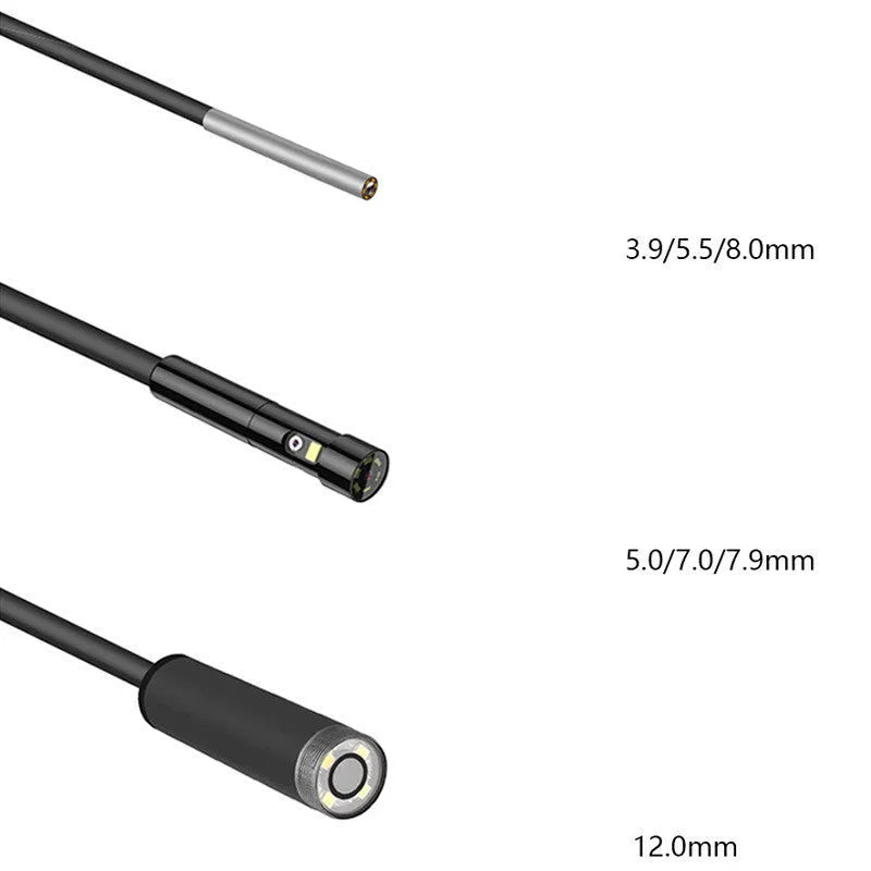 Handheld industrial endoscope with 4.5-inch screen for automotive and pipeline inspection