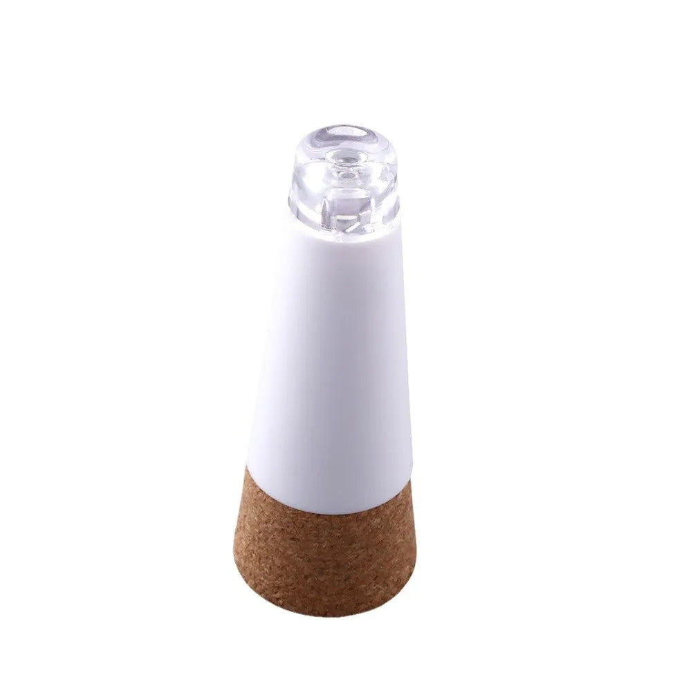 LED rechargeable bottle cap cork light with 15 beads for holiday decoration