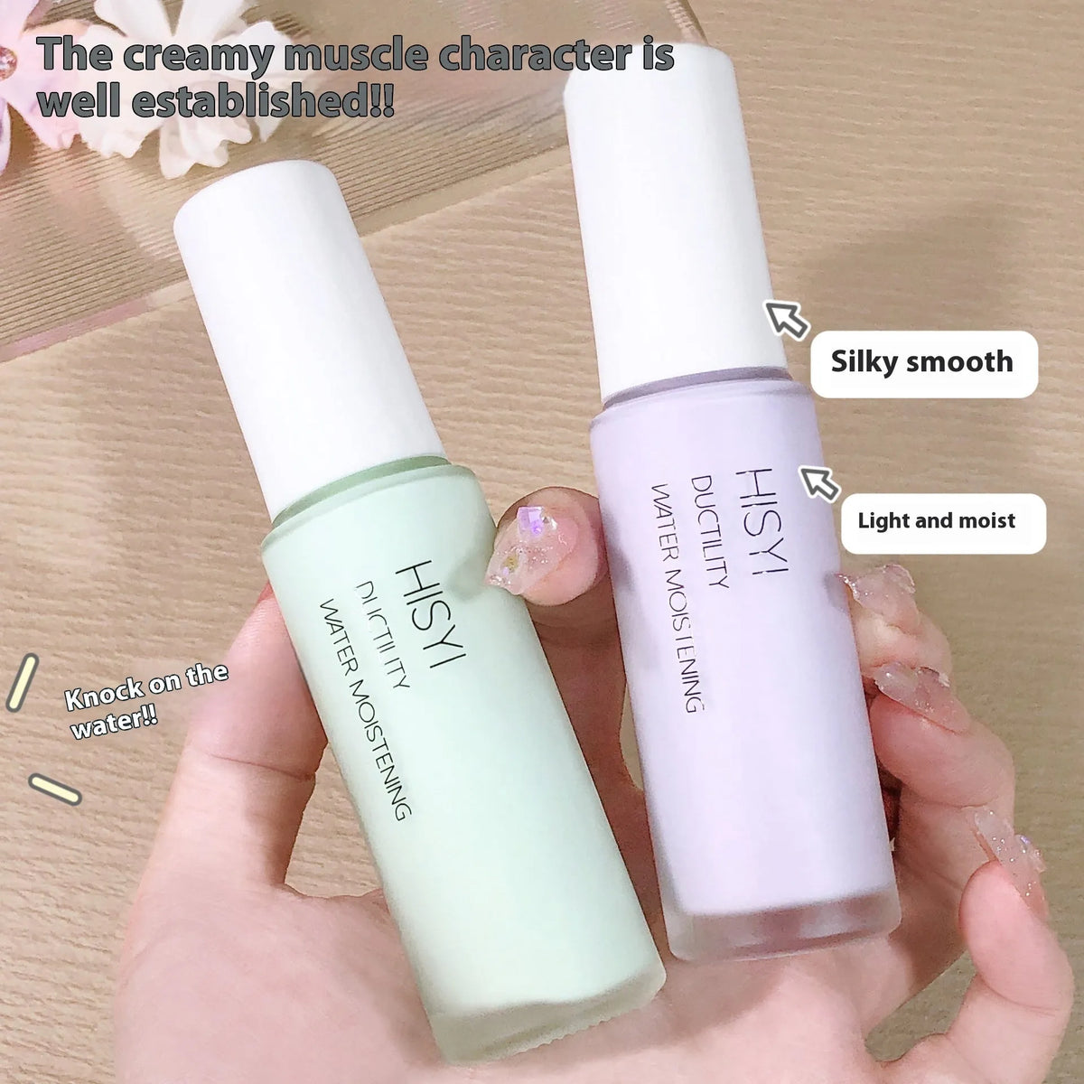 Silky clear brightening makeup primer in three colour options 01 02 03