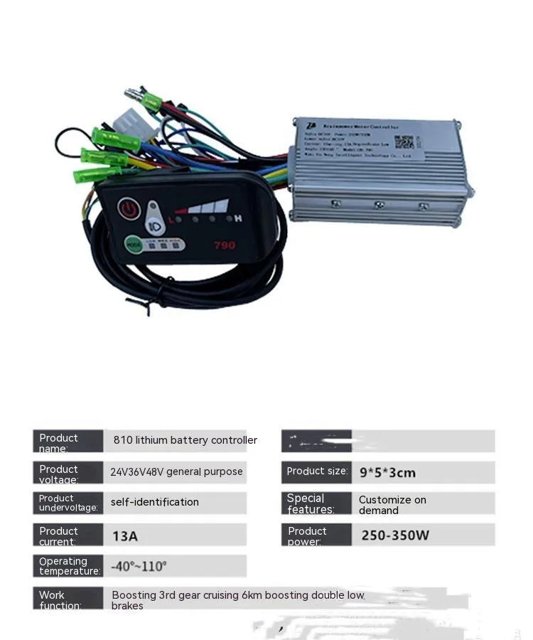 790 Mignon Maimai 6-tube electric bicycle motor controller for 24V 36V 48V systems.