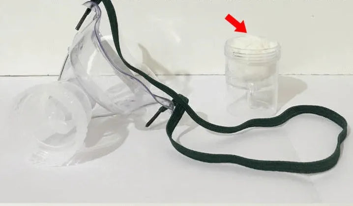 Soft silicone mask aid adjustment tool for disposable face masks in white packaging