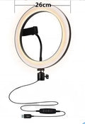 Adjustable aluminium telescopic live phone stand extended to various heights