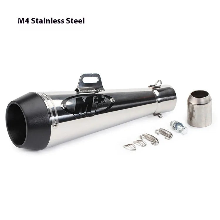 Universal M4 motorcycle exhaust pipe for large displacement bike modifications