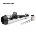 Universal M4 motorcycle exhaust pipe for large displacement bike modifications