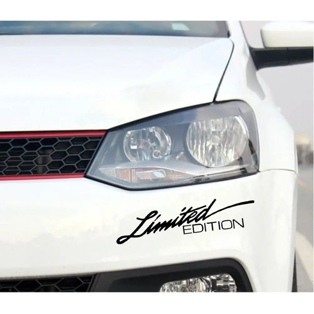 Reflective British bumper sticker showing dimensions of 16cm by 3.8cm in plastic material