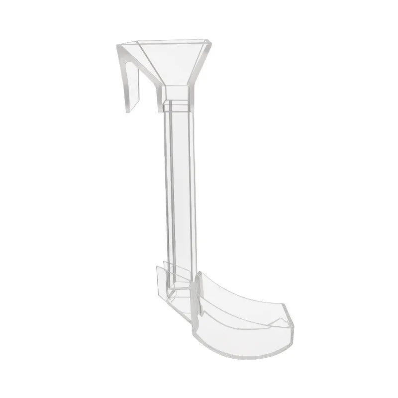 Plastic aquarium feeding tube set with anti-picking fish design, available in 17cm, 28cm and 38cm lengths