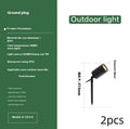 Aluminium outdoor ground lamp with IP65 waterproof rating for garden lighting