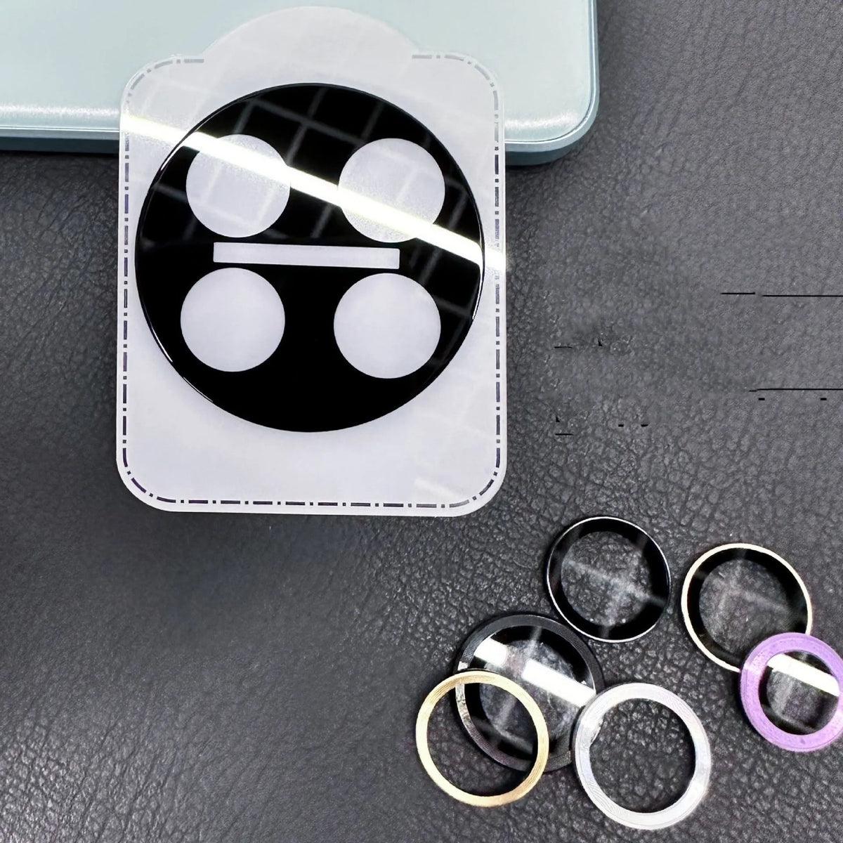 Tempered glass screen protector with black ring for OnePlus 12, Find N3, and OnePlus 11 smartphones