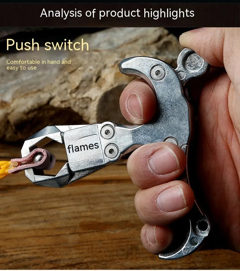 Zinc alloy archery release aid with two-axis adjustment and harpoon clip