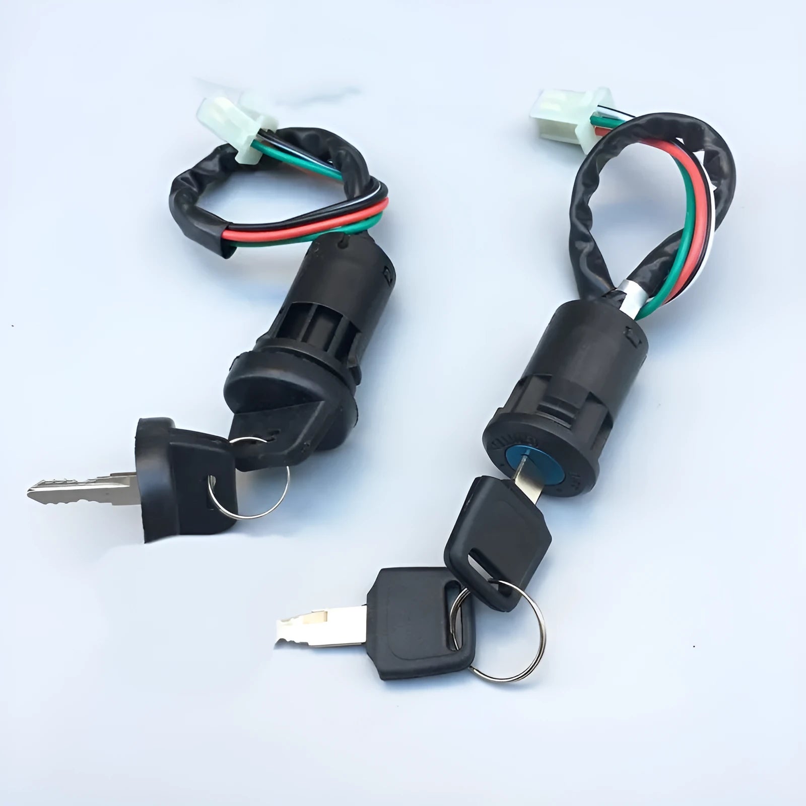 Waterproof electric car door lock actuator with plastic housing for central locking systems