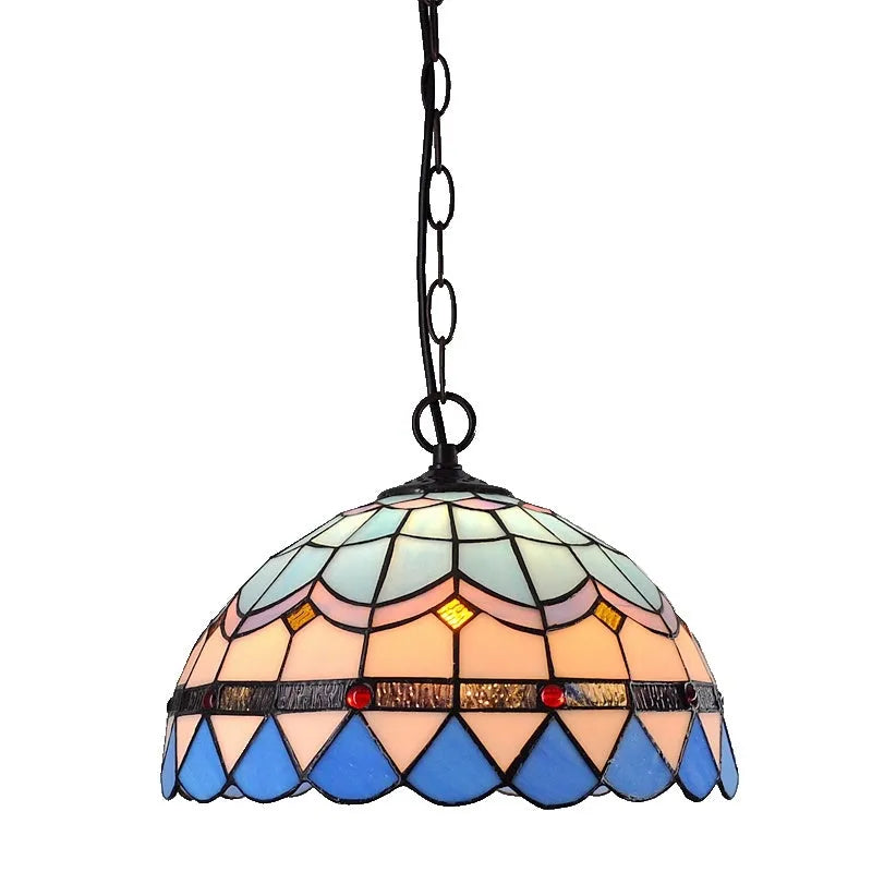 European Baroque style coloured glaze abstract chandelier hanging light fixture.