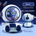 Children's cartoon astronaut manual pencil sharpener in blue and pink colour options