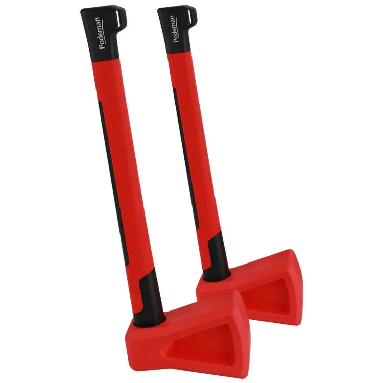 Red plastic fitness axe muscle trainer equipment for home gym strength training