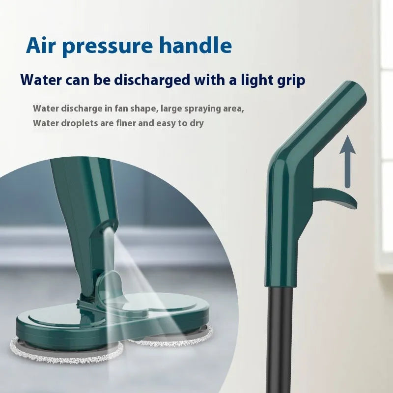 S5 Green wireless USB charging sweeping and mopping all-in-one floor cleaning machine