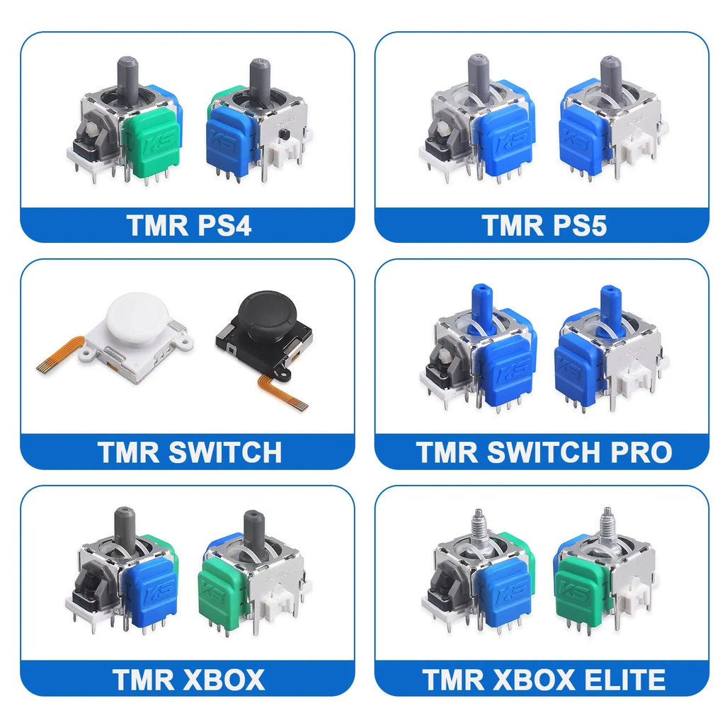 PS5 Hall electromagnetic rocker joystick replacement component for multi-platform controllers