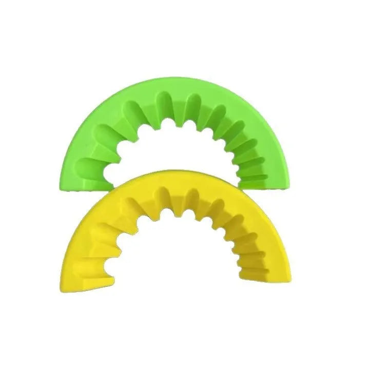 Angle grinder grinding bit bracket holder in yellow, green, and black colour options for tool organisation