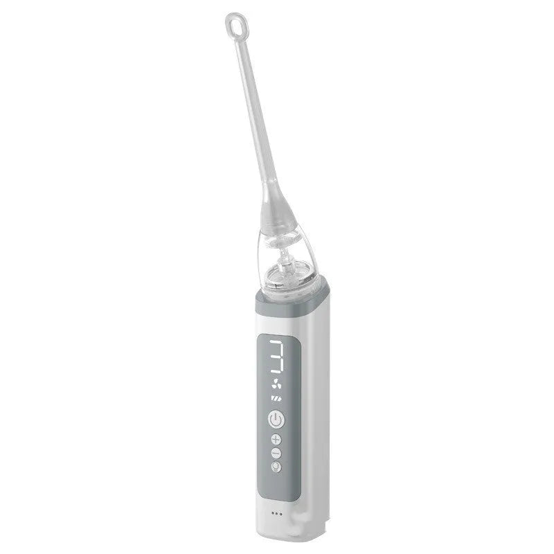 Tonsil stone extractor oral cleaning tool set for dental calculus removal in milky white